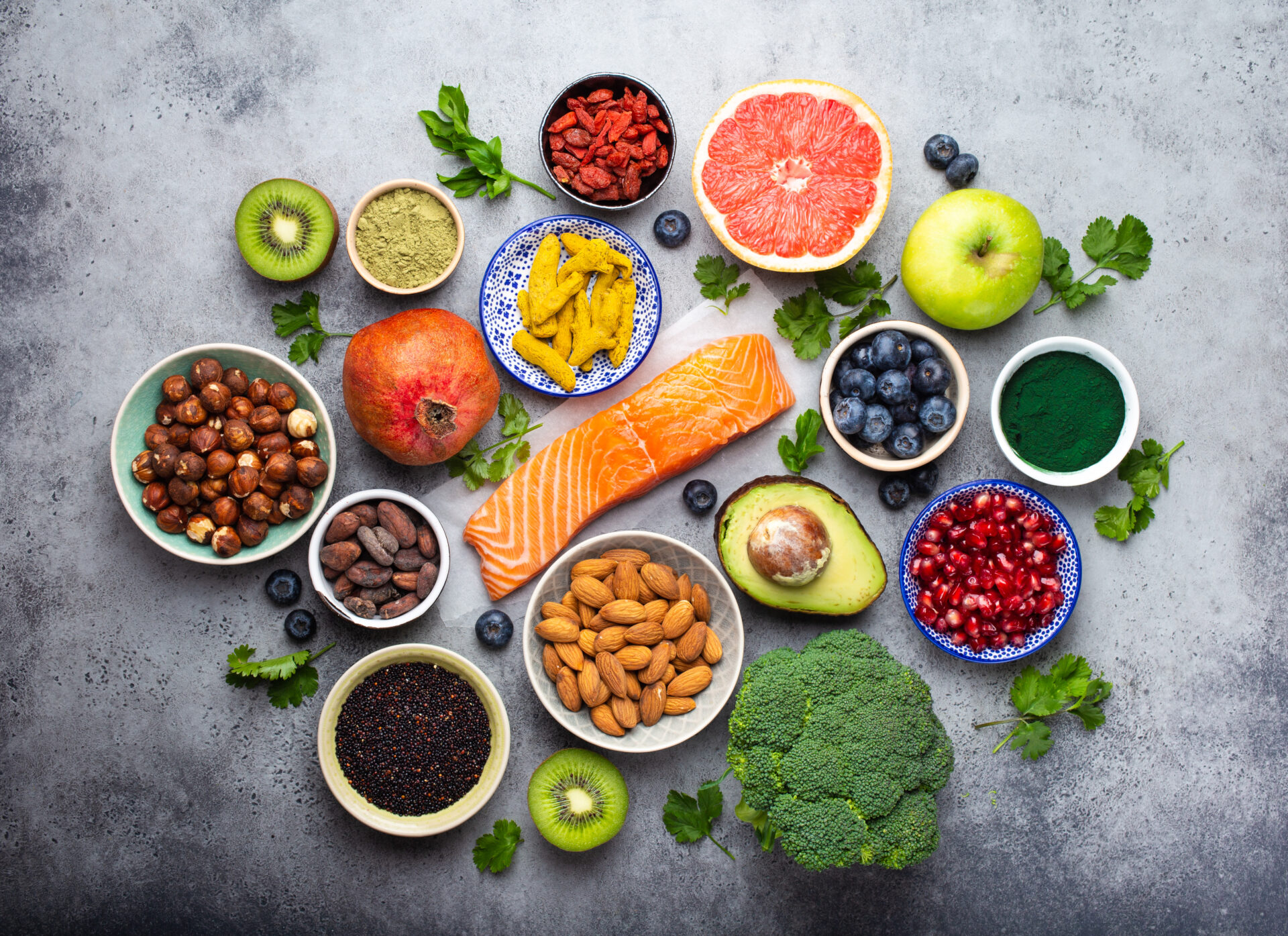 A range of Superfoods